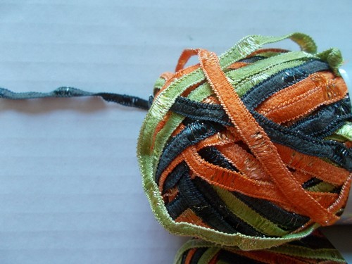 Celebi Isik sparkly ribbon yarn, Carnival, lot of 2 - Picture 2 of 2