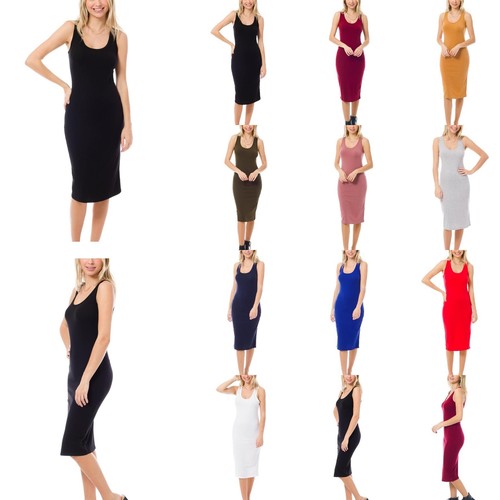 MixMatchy ärmelloses figurbetontes Minikleid mit Racerback und U-Ausschnitt - Bild 1 von 31