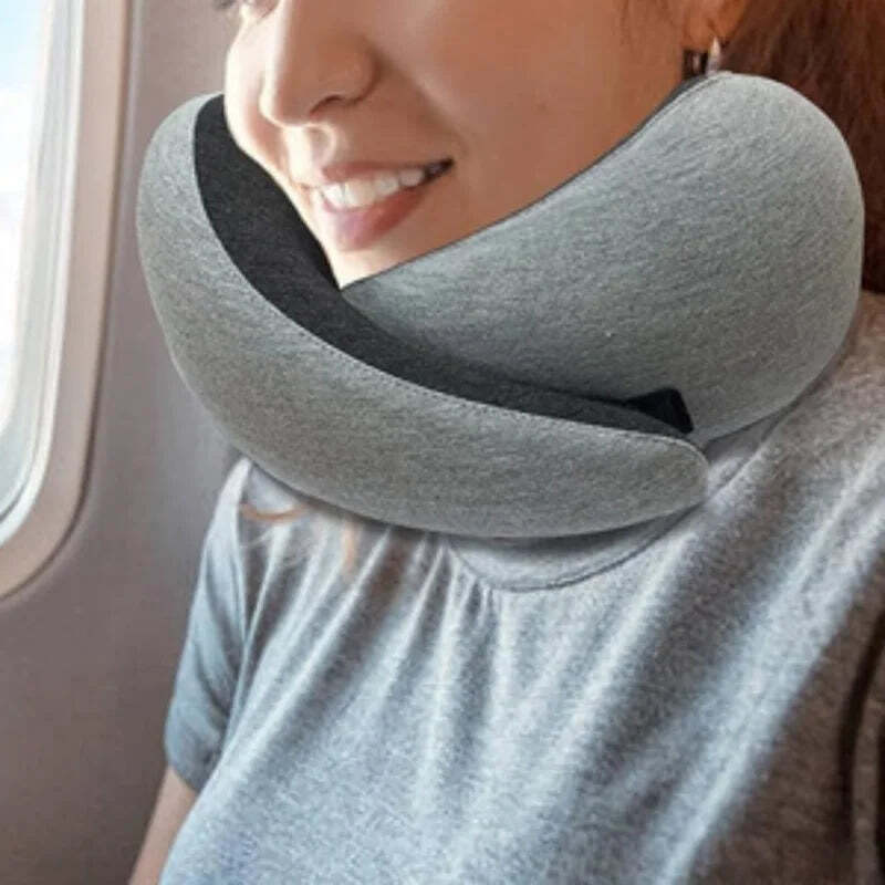 Durable U-Shaped Travel Neck Pillow for Comfortable Portable Rest