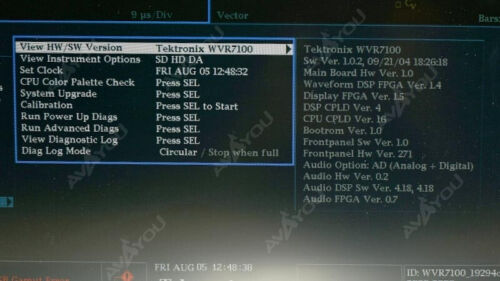 Tektronix WVR7100 Waveform Rasterizer SD/HD opzionale: SD HD AD 7120 7020 - Foto 4 di 11