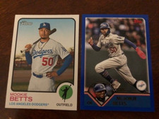 MOOKIE BETTS 2022 and 2023 Topps Heritage Dodgers