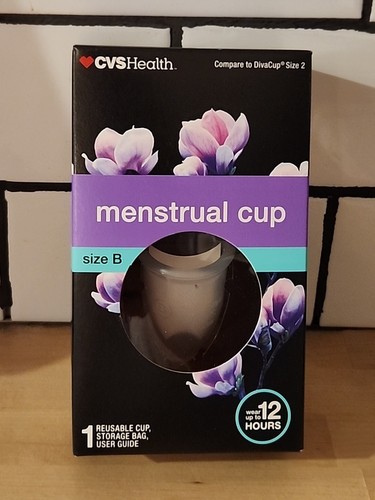 Menstrual Cup CVS Size B - 12 Hour Period Cup - Picture 1 of 11