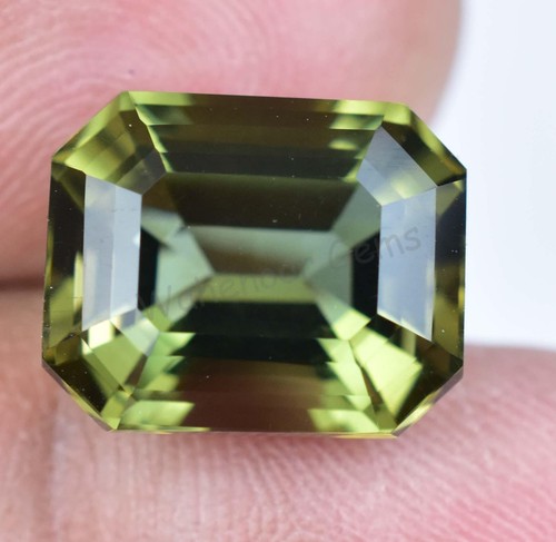 Natural Hiddenite 8.15 Ct Green Extremely Rare Certified Stunning Gemstone - Bild 3 von 5