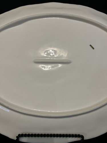 Turkey Platter Ceramic White Color Large Raised Details - Picture 7 of 16