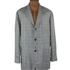 Wool Blend Gray Vintage Suit Jackets & Blazers for Men