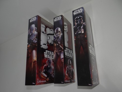 3x Star Wars Hasbro Disney Figuren Flametrooper Stormtrooper Tie Fighter Pilot - Bild 8 von 9