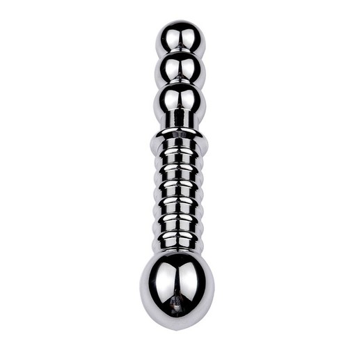 Metal Acero Masajeador Anal Plug Consolador Vaginal Hombre Estimulación Próstata Clímax Reino Unido - Imagen 2 de 5