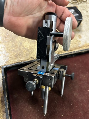 MACHINIST OfCe DREHMASCHINE MILL ungewöhnliches Präzisionsmikroskop mit Messuhr - Bild 5 von 13