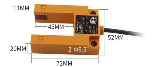 NSEE E3S-GS30E4 30mm NPN NO 3 Wires Through Beam Proximity Photoelectric Sensor - Picture 2 of 2