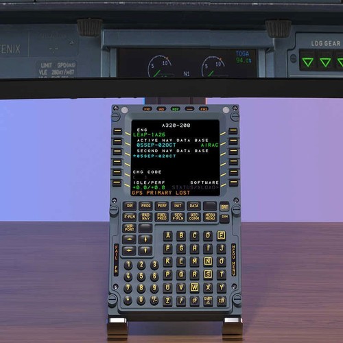 WINGFLEX A320 MCDU symulator lotu pełnowymiarowa symulacja f/MSFS Fenix A319 tp1 - Zdjęcie 3 z 4