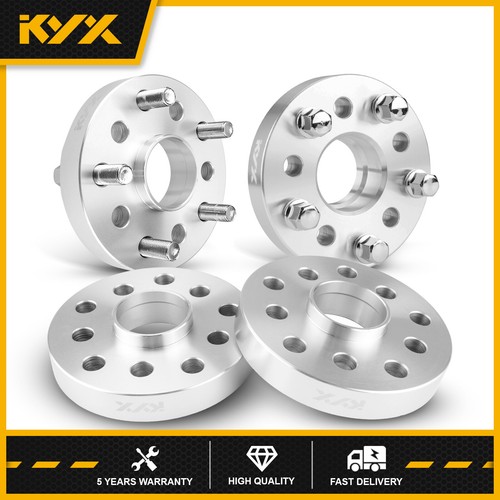 4Pcs 1" (25mm)  Hubcentric Wheel Spacers Adapters 5x100 / 5x112 for VW Audi - Picture 1 of 12