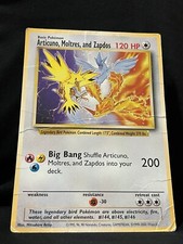 Articuno, Moltres, and Zapdos Warner Bros. Promo Jumbo Card Regular Pokemon DMG