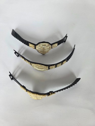 Juego de accesorios de figura de acción de lucha libre bata Ric Flair + 3 cinturones de campeonato - Imagen 3 de 6