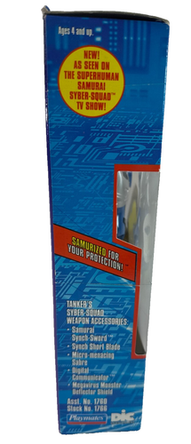 1994 Superhuman Samurai Syber-Squad Deluxe 9" Tanker Figure Playmates MIB - Picture 5 of 7