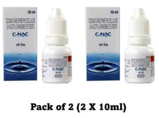 C-NAC Eye Drops N-Acetyl-Carnosine Eye Drops Pack- 10 ML Pack Of 2