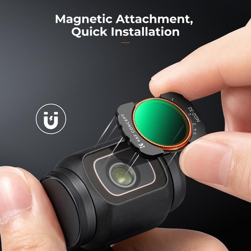 Filtro magnético de vidrio óptico HD multicapa 3 filtros Osmo Pocket K&F Concept - Imagen 57 de 109