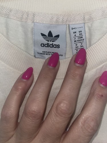 Adidas Wonder White T Shirt Dress Athleisure Sports Size UK 6 - Picture 5 of 9