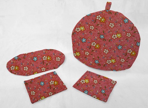 Spring Flowers Tea Pot Cozy & Coaster Set - Picture 15 of 17