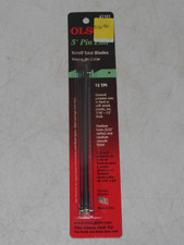 Olson 41101 5" Carbon Steel Pin End Scroll Saw Blade 15 TPI 6 pk