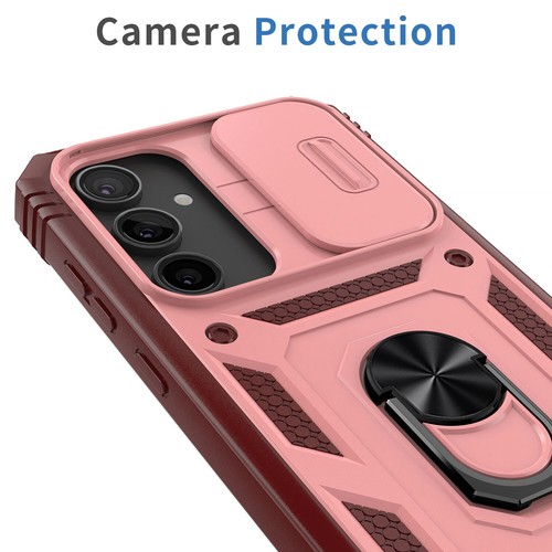 Custodia cavalletto anello per Samsung Galaxy S24 FE accessorio cover telefono antiurto - Foto 34 di 36