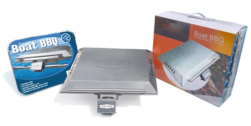 ASADO BOOT BBQ Grill Edelstahl Schiene Licht tragbar Grill. passend für 22 & 25 mm - Bild 7 von 9