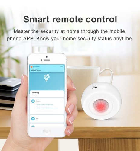 Tuya WiFi Smart Infrared Detector/PIR Motion Sensor /Home Security Google Alexa - Picture 7 of 16