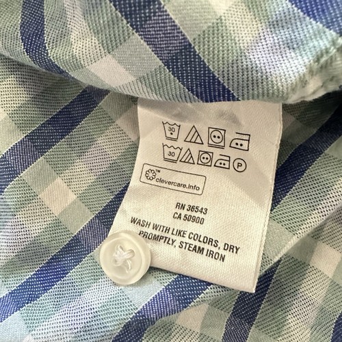 Tommy Hilfiger Men’s Short Sleeve Collared Shirt Check Size L  - Picture 9 of 10