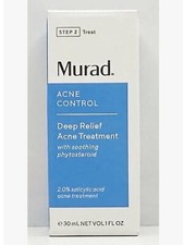 Murad Acne Control Deep Relief Acne Soothing Treatment Authentic NIB 1oz / 30mL