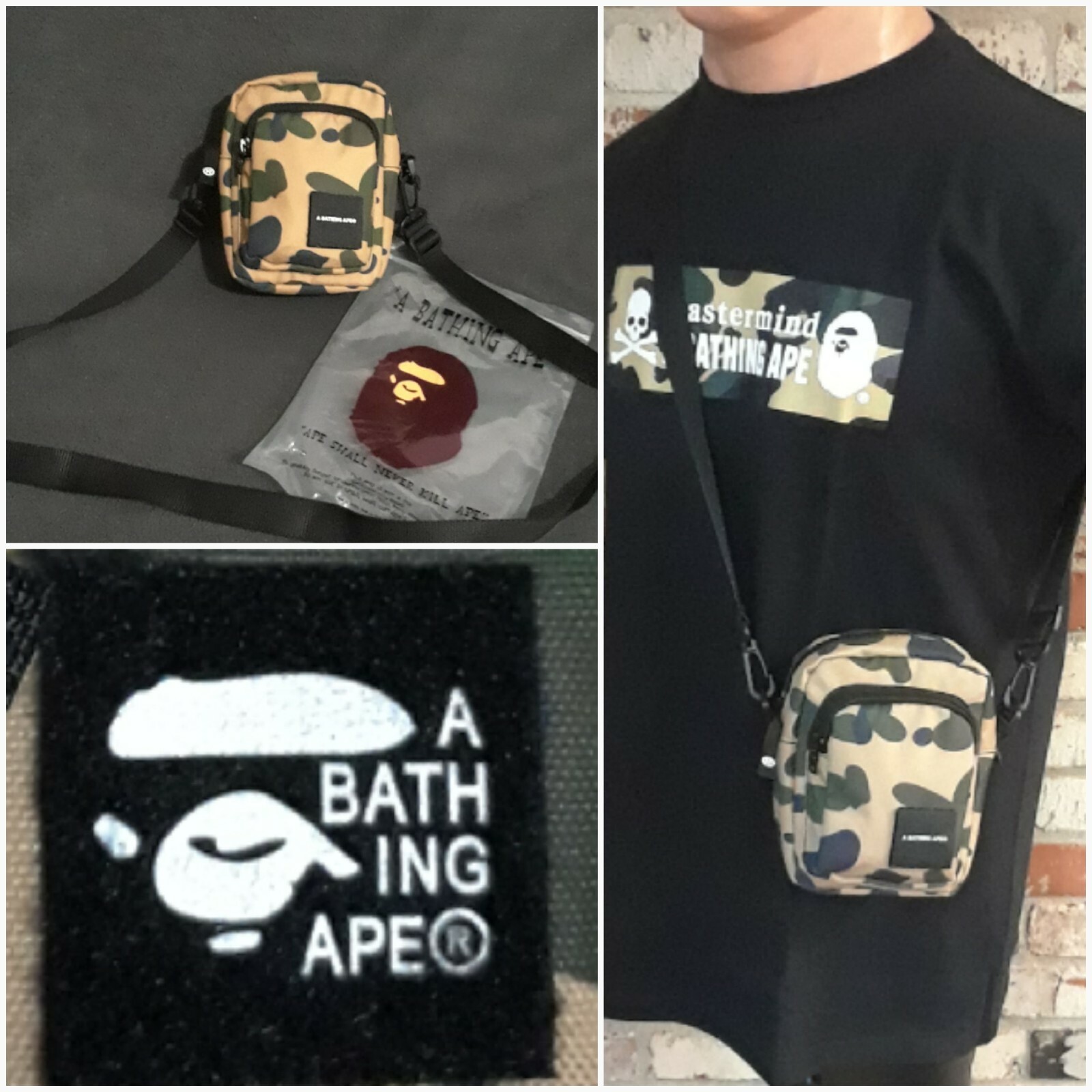 a bathing ape fanny pack