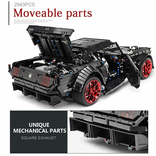 MOULD KING 13108 voiture de sport 1:8 voiture borniers jouet kit MOC - Photo 5/10