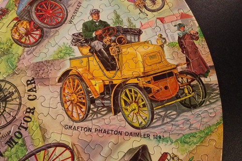 Vtg 1965 Springbok Circular Puzzle "The Veteran Motor Car 1885-1904" PZL C923 - Picture 12 of 24