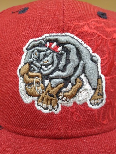 Negsport Baseballmütze Kappe rot Top Dawg verstellbar Einheitsgröße Tier bestickt - Bild 2 von 6