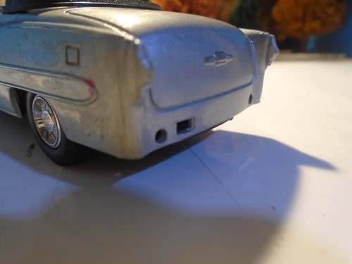 WELLY 1/32 SCALE DIECAST, LOOSE, 1954 CHEVROLET No 9012MISS BUMPER 5-5-14 - Picture 15 of 17