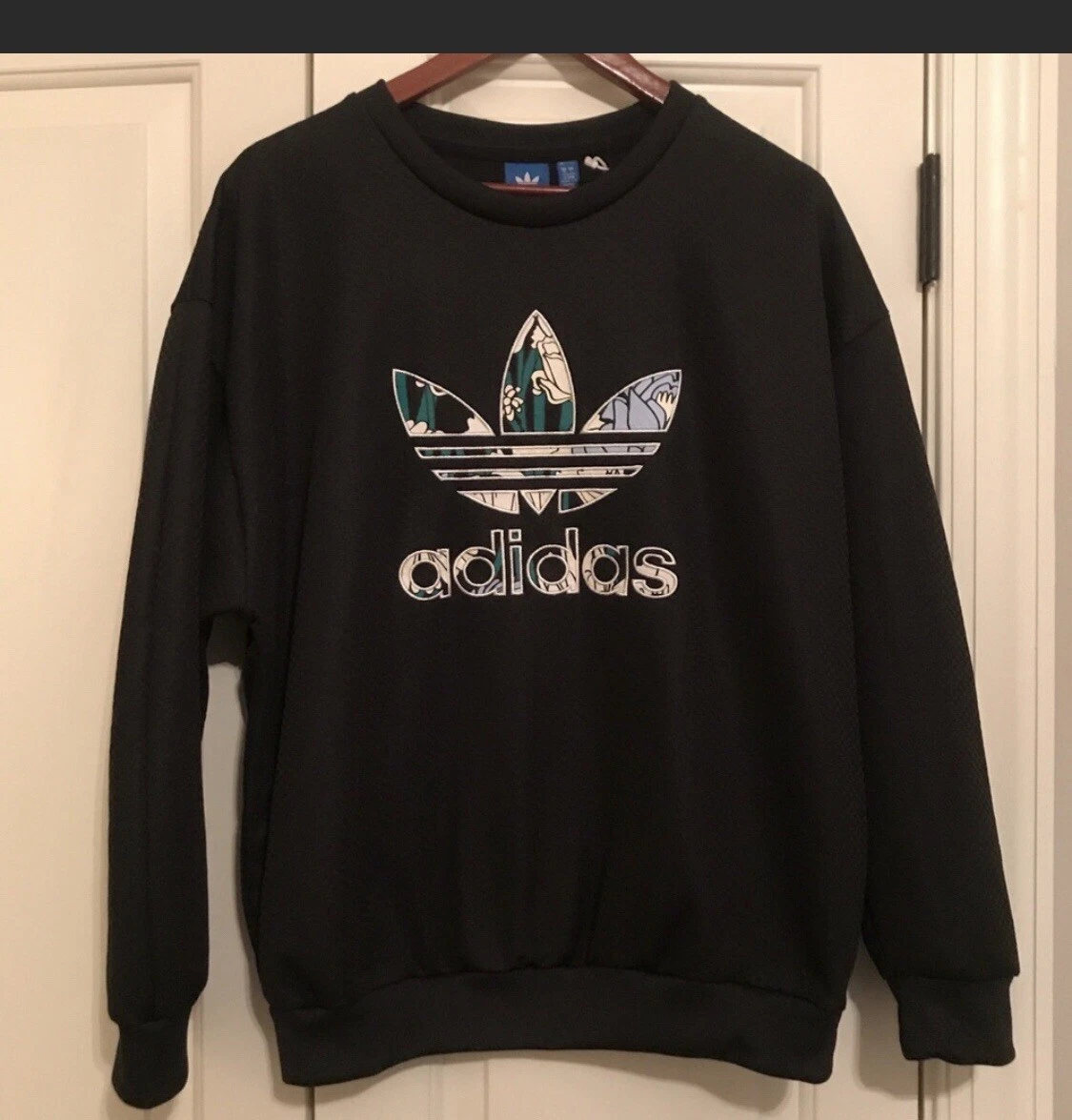 Adidas floral sweater hot sale