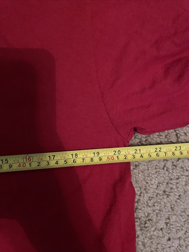 Atlanta Falcons Graphic Shirt Red - Size Large VTG - Picture 7 of 7