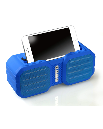 Dolphin SPB-8X IPX5 Portable Bluetooth Party Boombox Speaker w/AUX and Radio - Picture 5 of 6