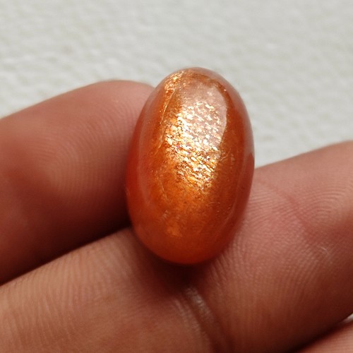 Piedra solar de fuego dorado natural cabujón piedra solar piedra preciosa suelta para joyería C3578 - Imagen 3 de 4