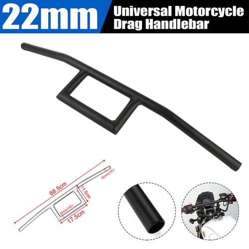 7/8" Drag Handlebar Z Bar Motorcycle For Suzuki Chopper Bobber Custom Universal - Picture 1 of 7