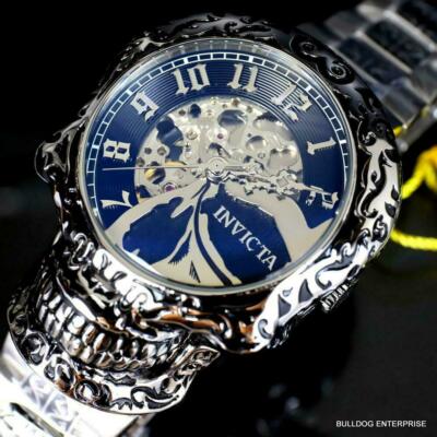 Invicta Artist Skull Automatic Skeletonized Stainless Steel 50mm Watch New | eBay Invicta Artist Skull Automatic Skeletonized Stainless Steel 50mm Watch New | eBay