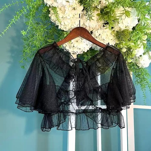 Women's Soft Chiffon Shawl Wraps Shrug for Evening Dress Wedding Cape Bolero - Picture 22 of 26