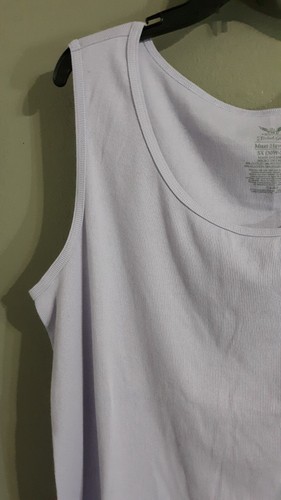 Canotta donna sbiadita gloria must-have senza maniche lavanda. Casual comodo.. Taglia 5x - Foto 6 di 8