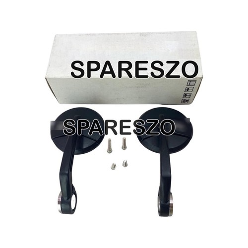"BAR END MIRROR, BLACK" FIT FOR ROYAL ENFIELD SHOTGUN 650 & BEAR 650 - Picture 17 of 18