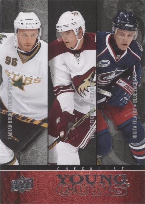 2008-09 Upper Deck - Fabian Brunnstrom Nikita Filatov Viktor Tikhonov #500 - 1 of 1