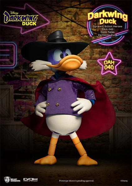 Boneco de ação Beast Kingdom Disney Dynamic 8ction Heroes DAH-040 Darkwing Duck - Imagem 2 de 4
