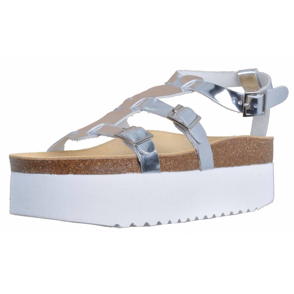 Sandales puor femme JEFFREY CAMPBELL CESAR PLT, color silver Sandales puor femme JEFFREY CAMPBELL CESAR PLT, color silver