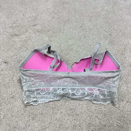 PINK Bralette Lace Underwired Green Women’s Size Small (D-DD) - Picture 9 of 11