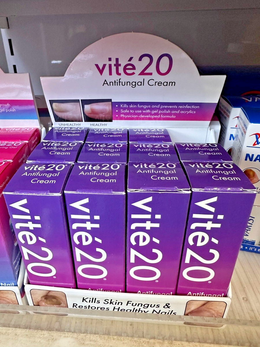 Vite20 Antifungal Kills Fungus 0.5 oz - CREAM (Pack of 12) | eBay