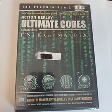 Action Replay Ultimate Codes For Use With Enter The Matrix (Playstation2, Codes)