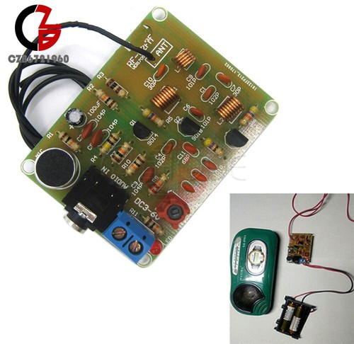 88-108MHz 1,5-9V FM Mikrofon bezprzewodowy Zestaw Radio FM Nadajnik Zrób to sam - Zdjęcie 1 z 19