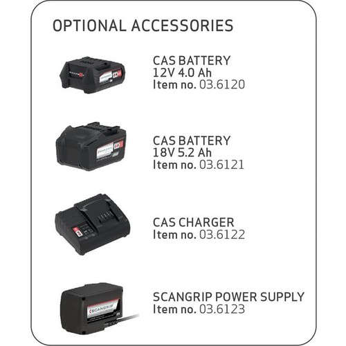 SCANGRIP LED Bau Strahler Arbeitsleuchte Lampe Nova 2 CAS SET Akku 18 V Netzteil - Bild 14 von 30